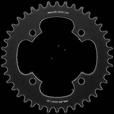 XLC E-Bike Kettenblatt für Mittelmotor Stahl BCD 104mm. 40 Zähne. 248g