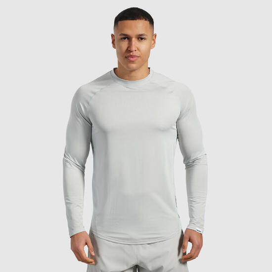 Herren Longsleeve Powerfit Creme