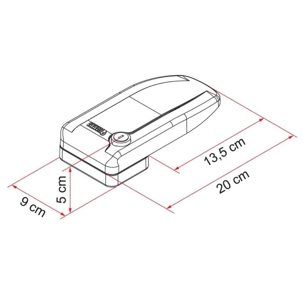 Cerradura Fiamma Safe Door Magnum - Blanco 4/6
