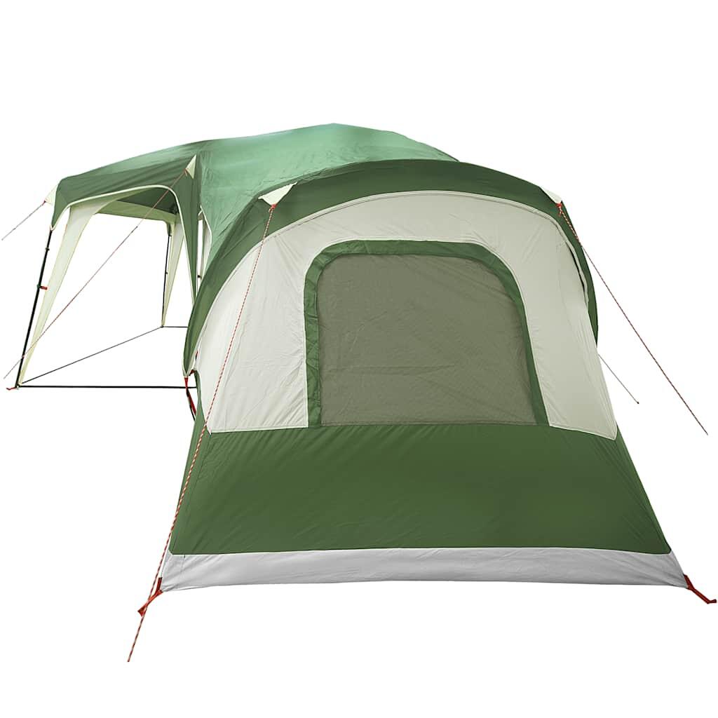 Tienda familiar VidaXL 9 personas impermeable con veranda verde 7/7