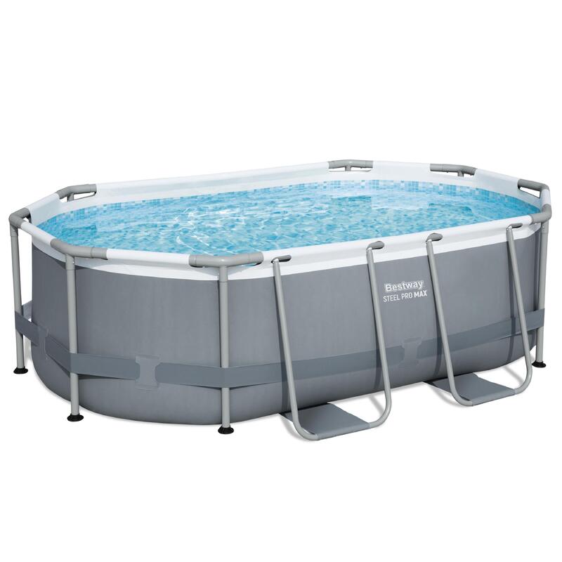 Basen ogrodowy Stelażowy 305 x 200 x 84 cm Power Steel BESTWAY 5614A