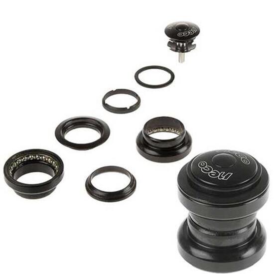 Messingschlager Steuersatz 1 1/8 Ahead, Aluminium, schwarz