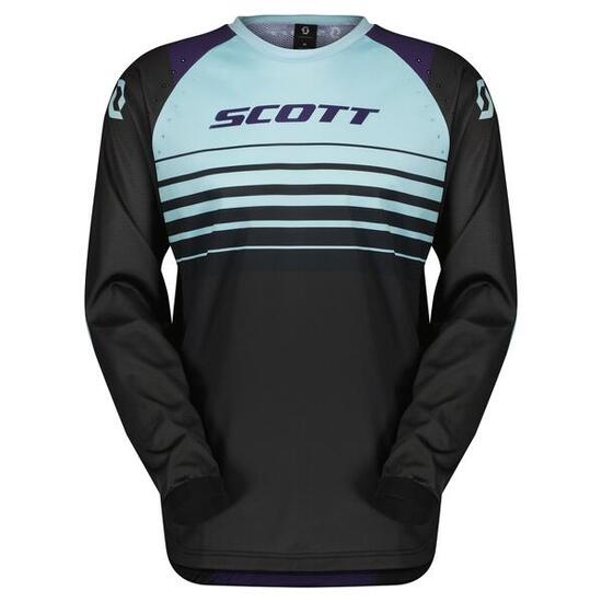 SCOTT Evo Swap Trikot black/blue, XL