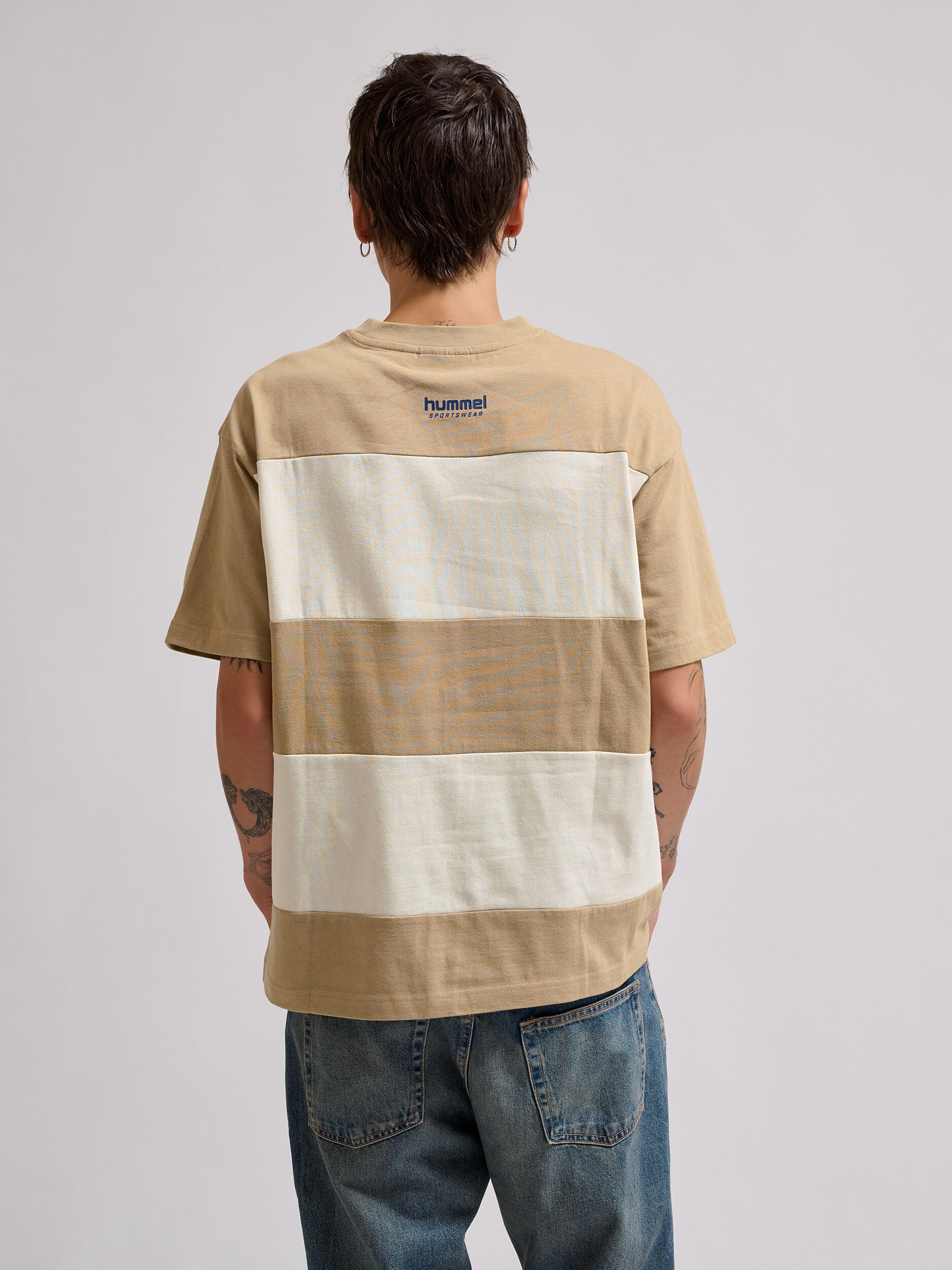 T-SHIRT AMPLE hmlLOOSE S/S RAYURES D'ABEILLES 5/7