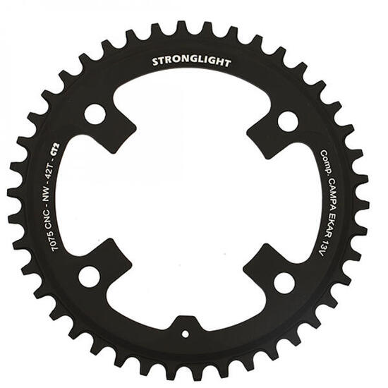 Stronglight Kettenblatt Gravel f.Campa 38 Zähne, sw ct² Alu 7075-T6, 123mm