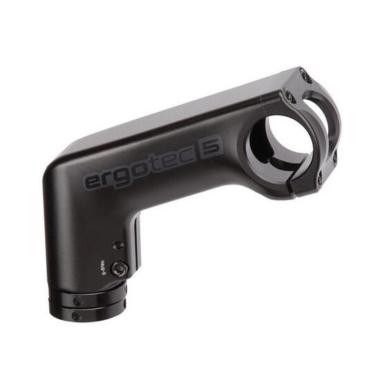 Ergotec A-Head Vorbau Barracuda Alu, schwarz, 1 1/8", Ø 31,8mm,110mm,20°