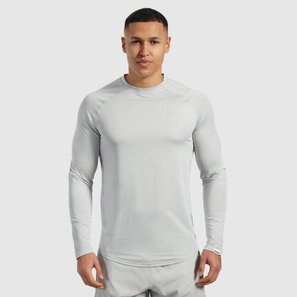 Herren Longsleeve Powerfit Creme