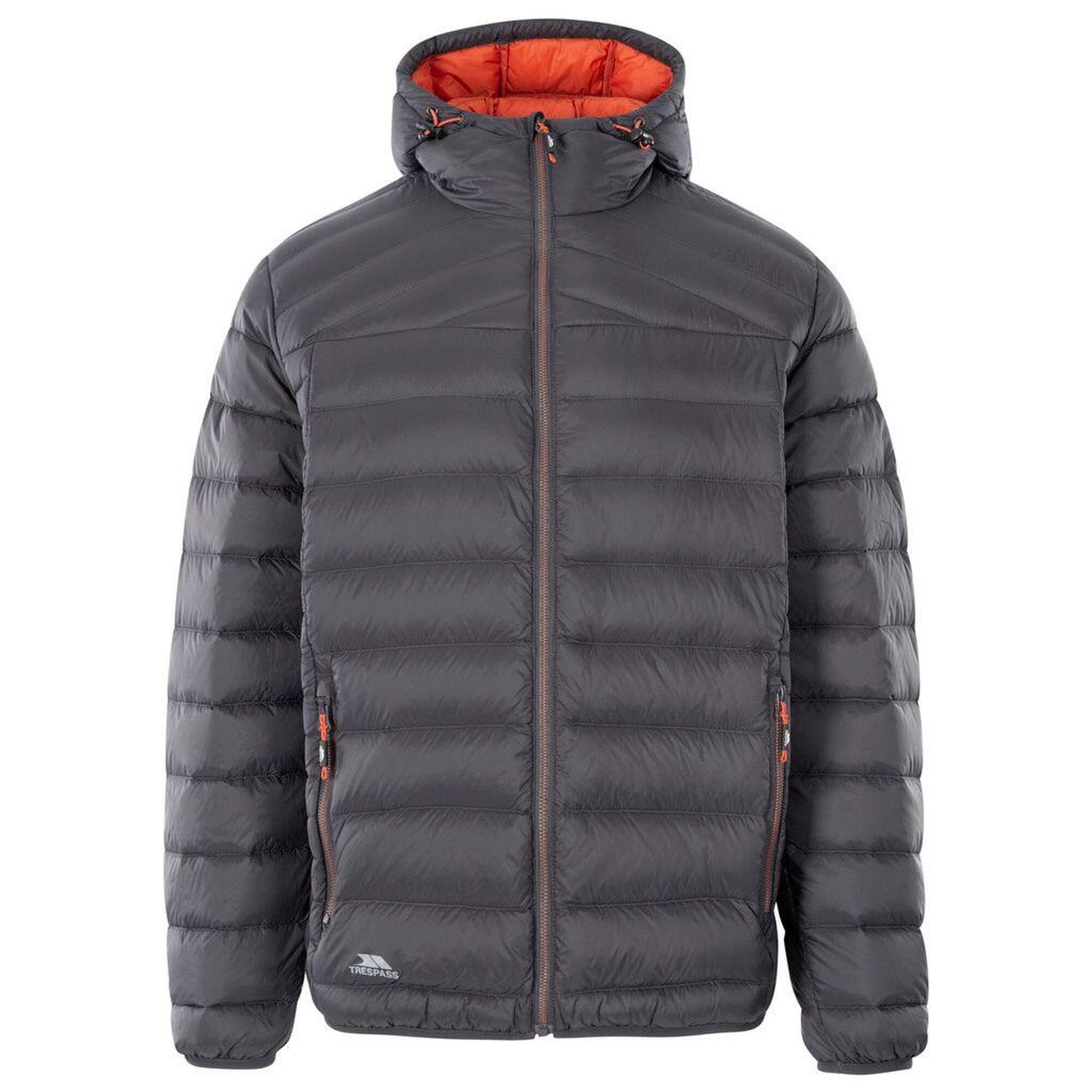 Trespass - Doudoune Trespass Whitman Ii Homme Légère 90% Duvet, Capuche - Veste - Gris - No Size - Decathlon