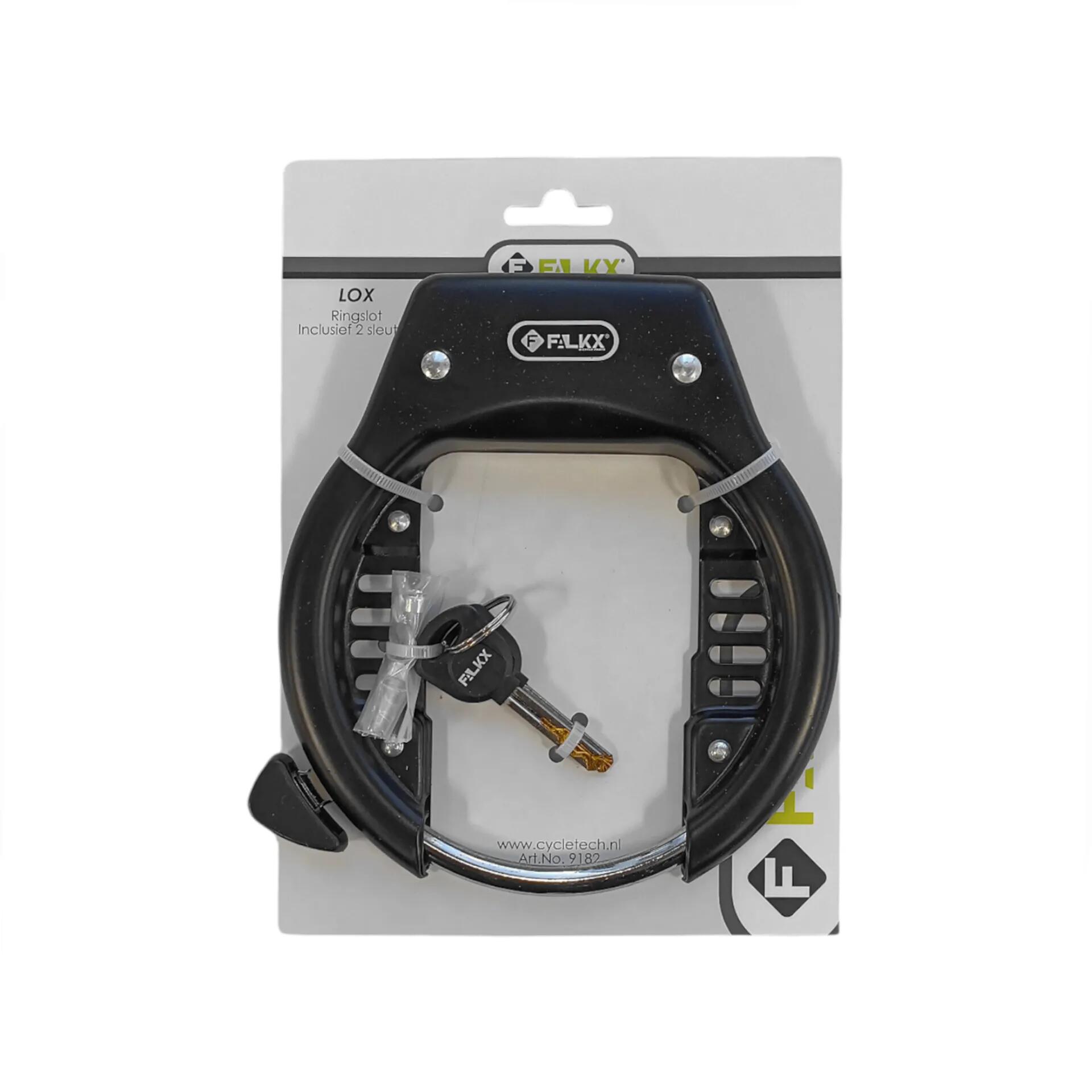 FALKX Falkx Lox Ringslot  - Zwart - 82mm Breed