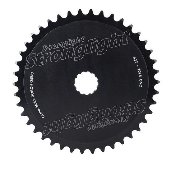 Stronglight Kettenblatt E-Bike BoschGen3 42 Z., sw, f. chainglider, direct mount
