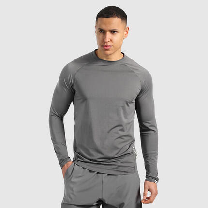 Herren Longsleeve Powerfit Creme