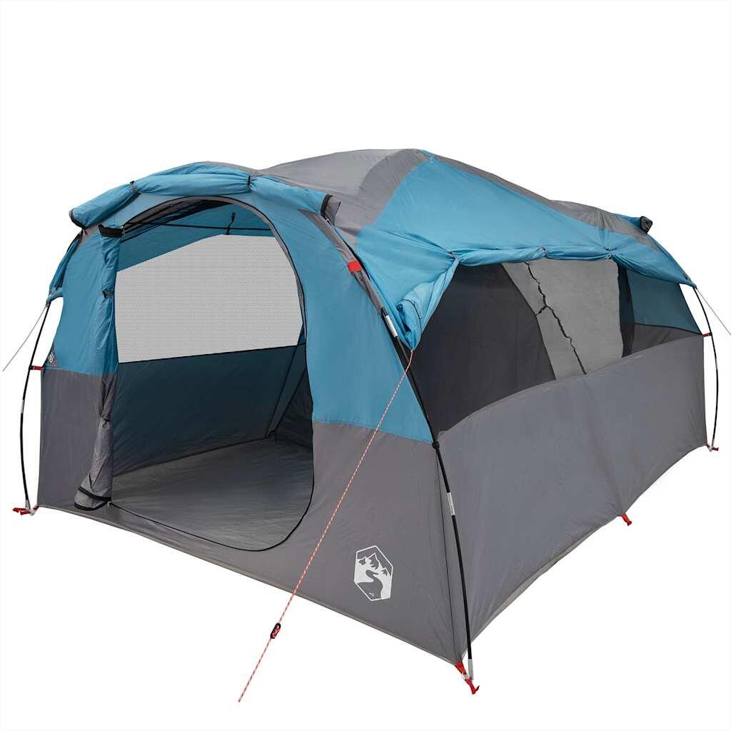 Tienda túnel VidaXL 6 personas impermeable azul 4/7