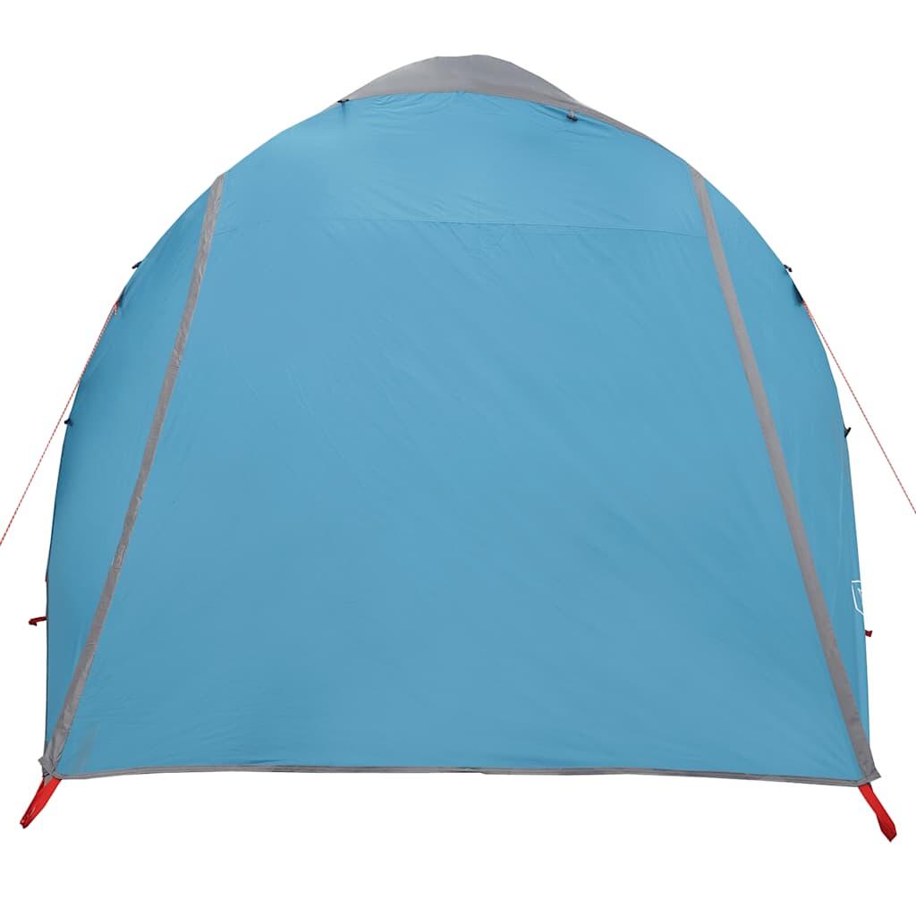 Tienda túnel VidaXL 6 personas impermeable azul 6/7