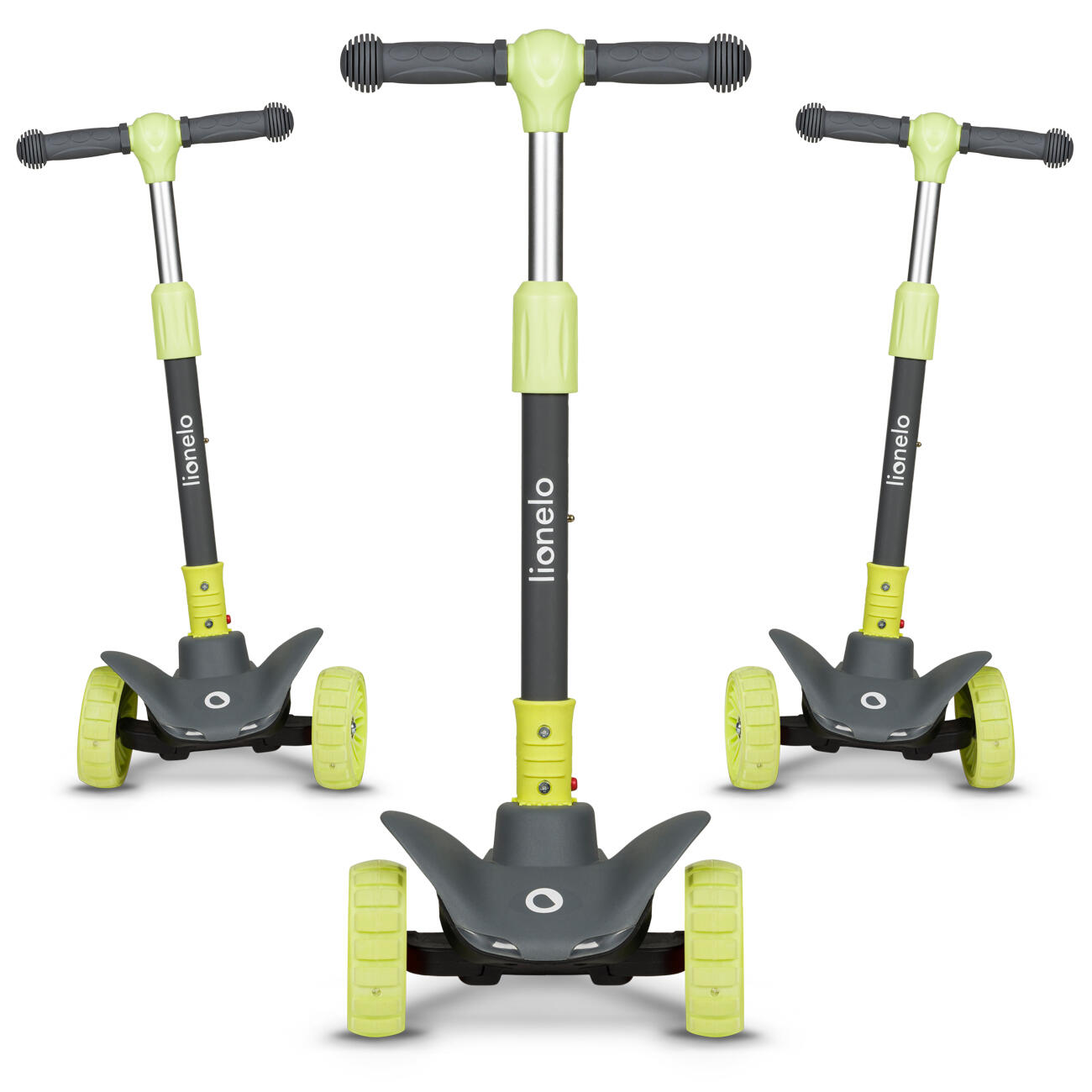 TENBOOM Monopattino Pieghevole Per Bambini 3-10 Anni Con Ruote LED Luminose E Altezza Regolabile