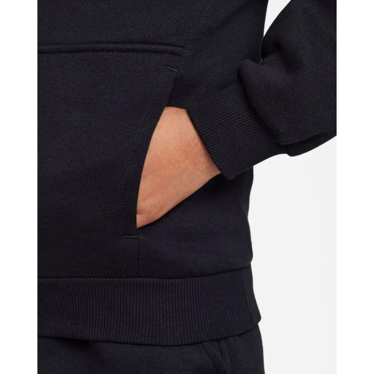 Felpa con cappuccio junior ( fleece) nike nero 3/3