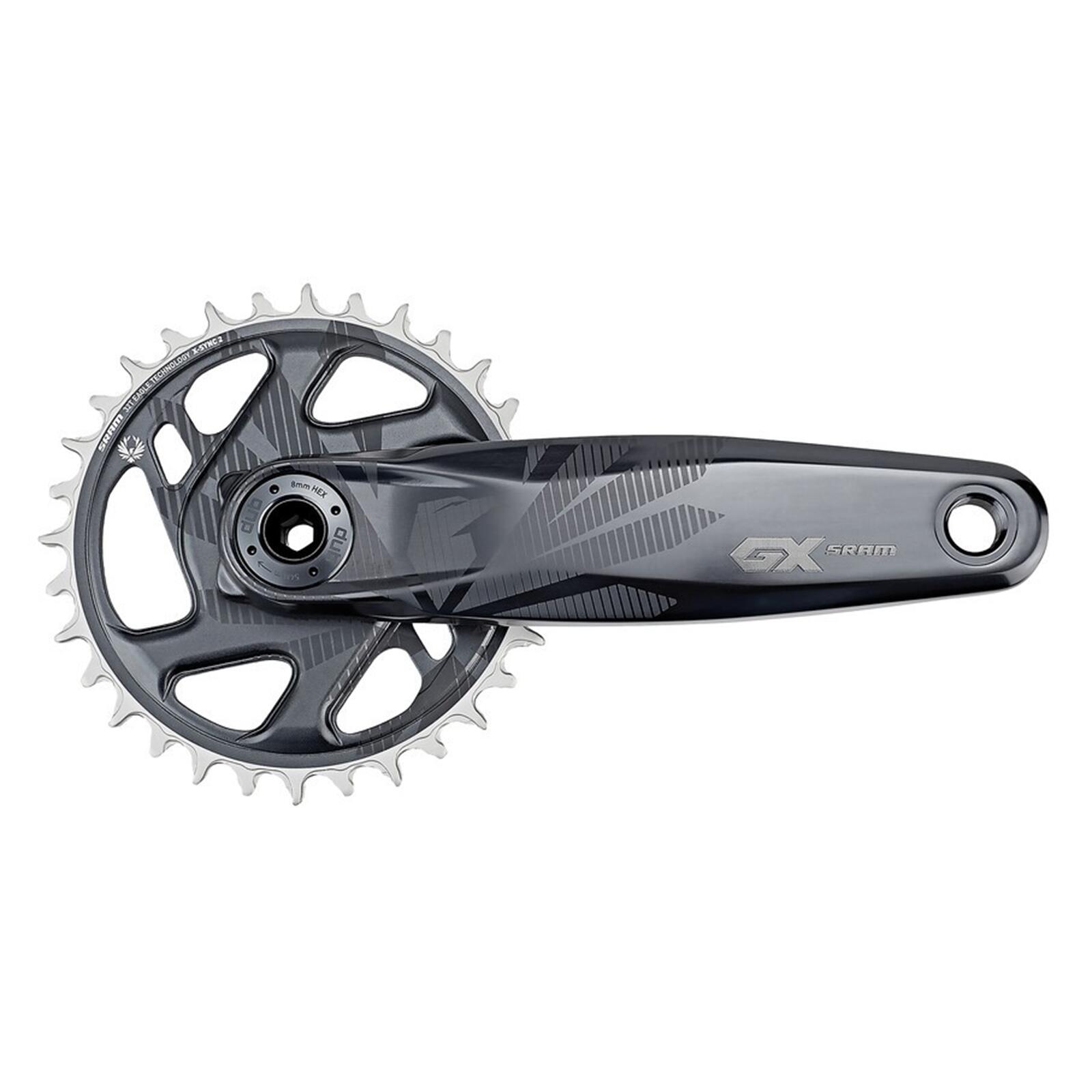 Sram - Sram Crankstel Gx Eagle Crankset Gx Eagle 32t Super Boost+ 170mm - Pédalier - Noir - 170cm - Decathlon
