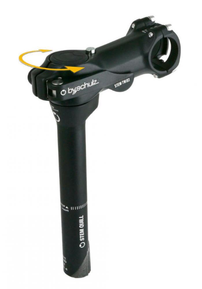 By,schulz Potence Quill Twist SDS 75 mm, serrage 31,8 mm, noir anodisé 2/3