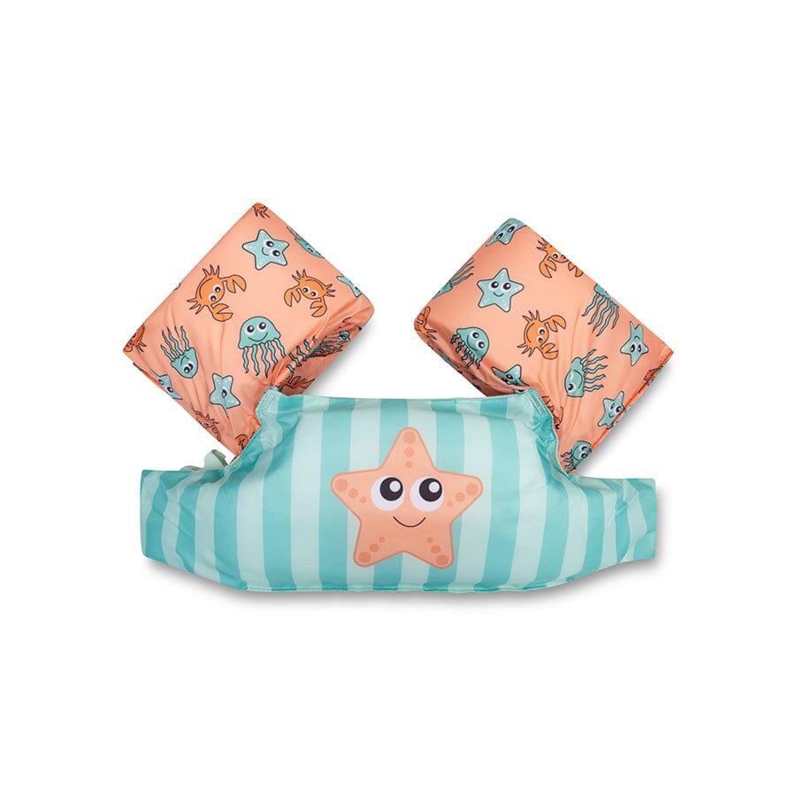 Swim Essentials | Groen/Roze Puddle Jumper 2-6 jaar 3/5