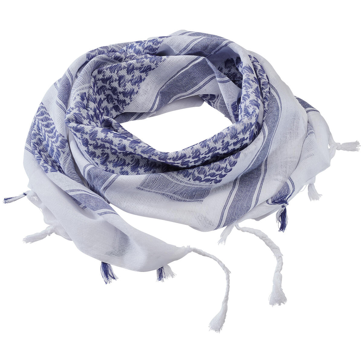 BRANDIT Brandit Shemag Scarf Blue / White