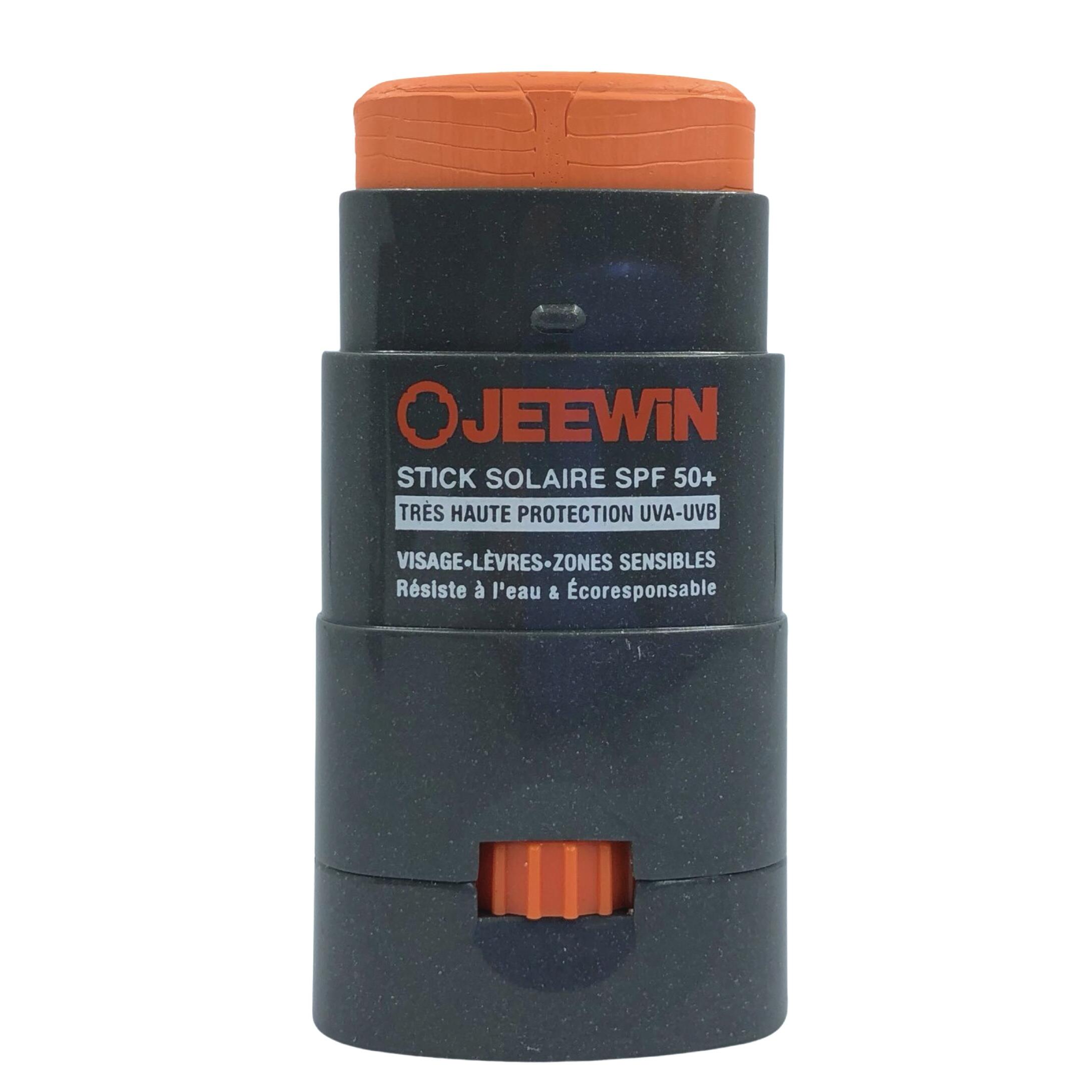 Jeewin - Stick Solaire Coloré Spf50+ Visage&lèvres Waterproof Reefsafe Orange (12g) - Stick Lèvre - 12 G - Decathlon