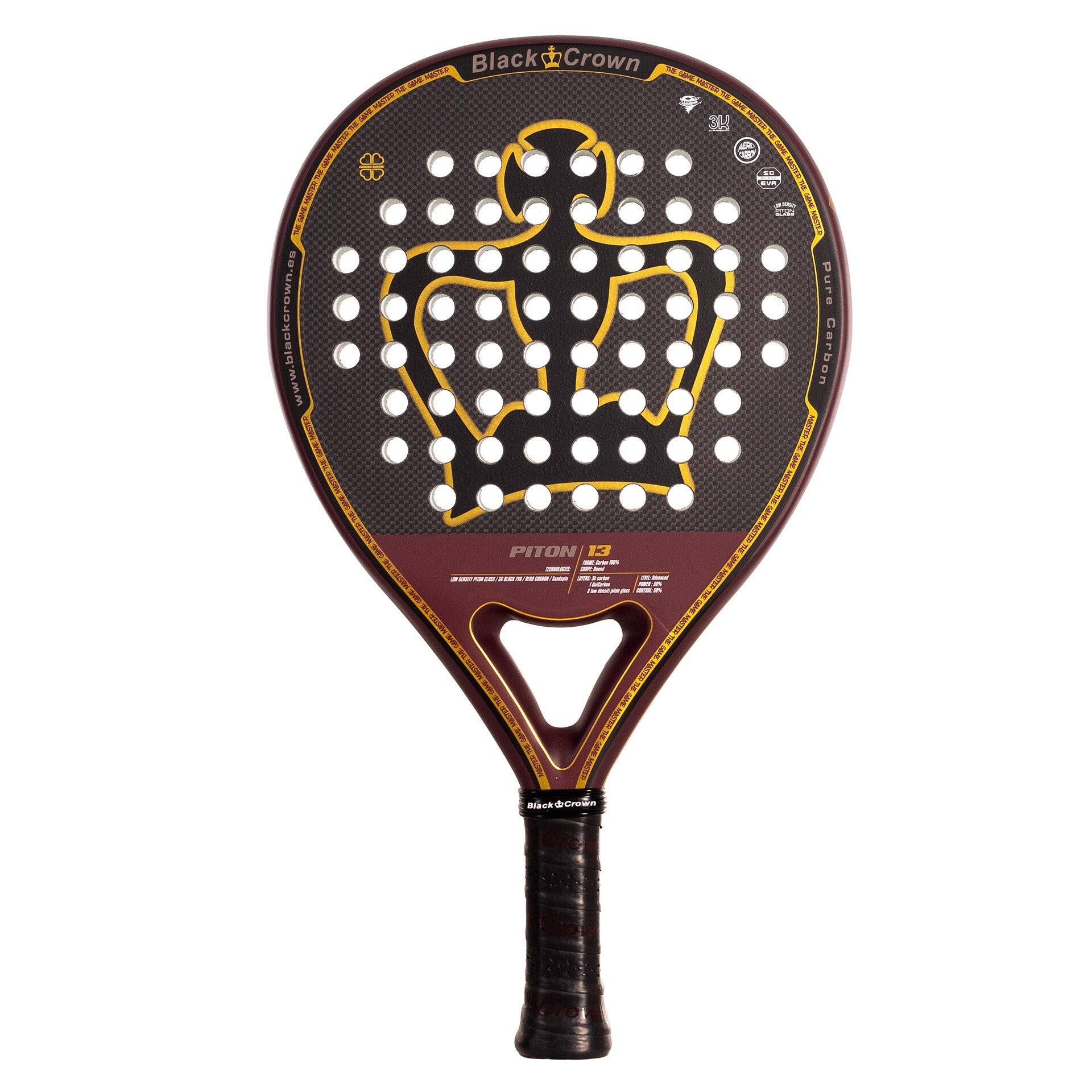 Black Crown - Raquette De Padel Unisexe Black-crown Piton 13 2025 Noir - Raquette De Padel - Noir - No Size - Decathlon