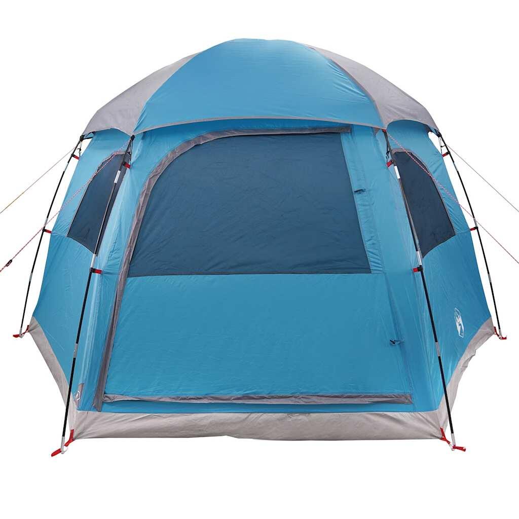 Tienda familiar iglú VidaXL 6 personas impermeable azul 6/7