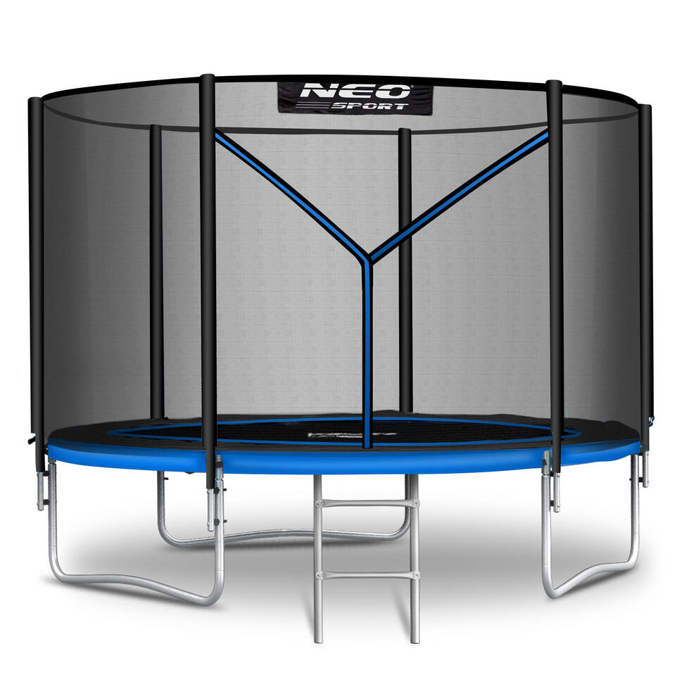 Trampolina ogrodowa z siatką zewnętrzną Neo-Sport 252cm 8ft