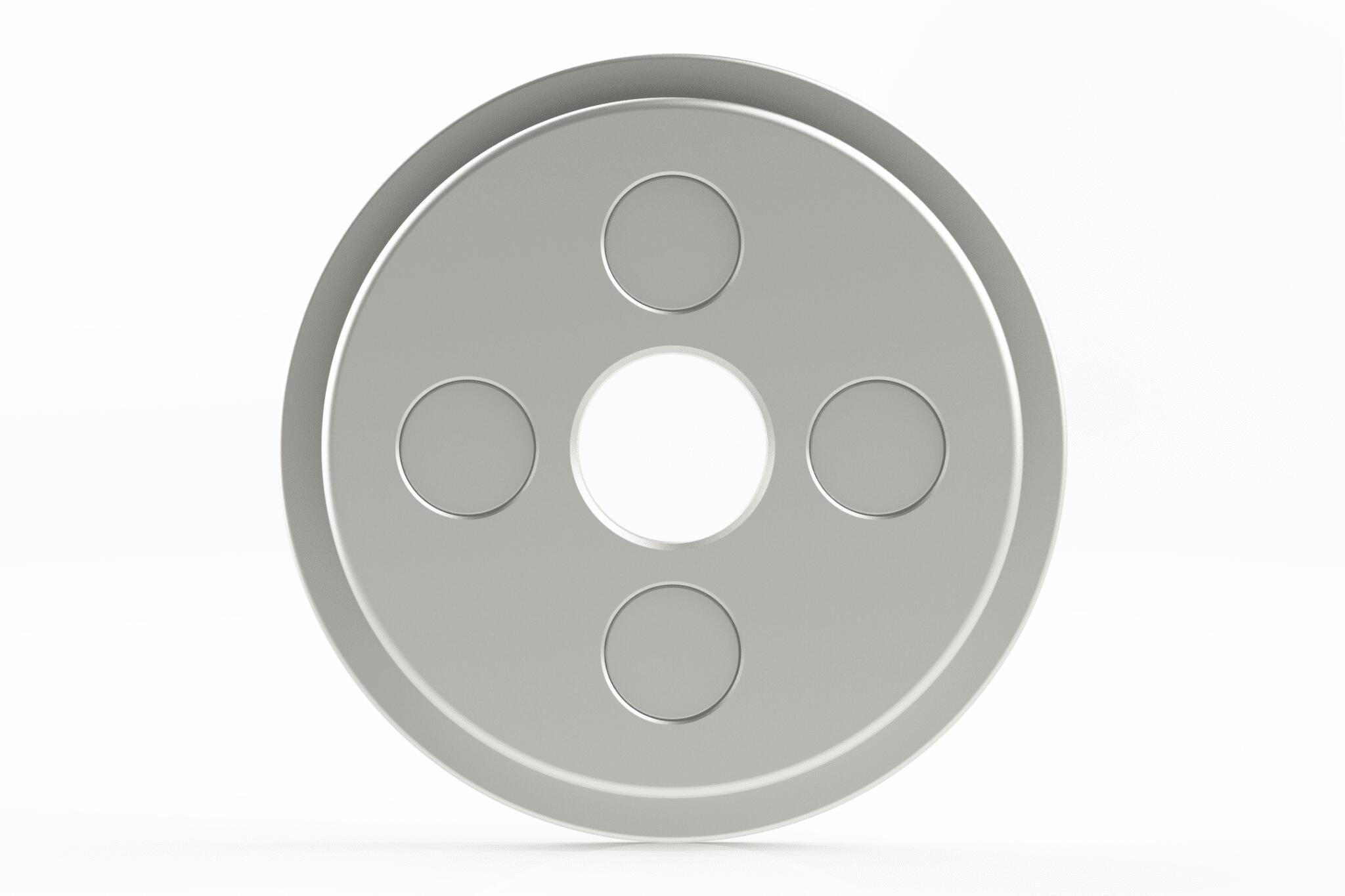 0,5 KG - Discos Magnéticos Mancuernas Ajustables NEO 4/7