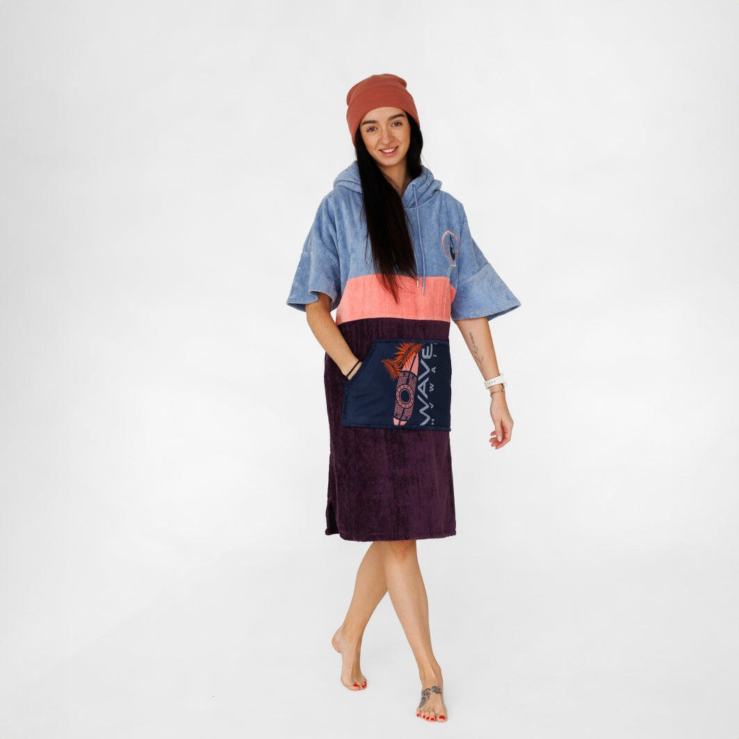 Poncho Wave Hawaii Poncho in velluto di cotone Kiholo M WH4075 100 x 75 cm 7/7