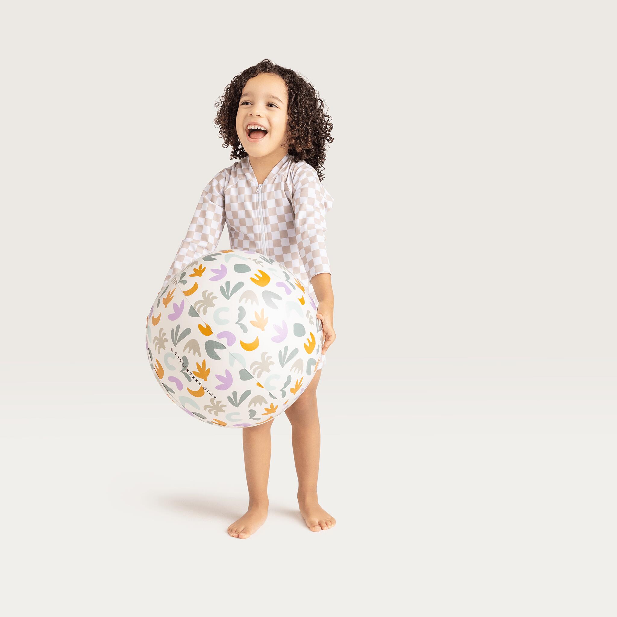 Swim Essentials | Muta Quadri Anti-UV Bambino Beige/Bianco 4/4