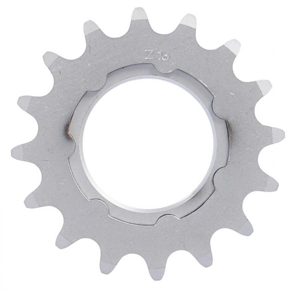 XLC Single Speed tandwiel 1/8", 16 tanden met houder mat verchroomd 2/3