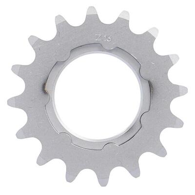 XLC Single Speed Ritzel 1/8",16 Zähne mit Träger matt verchromt