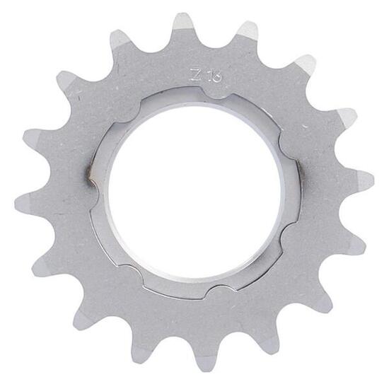 XLC Pignone Single Speed 1/8" 16 denti con supporto cromato opaco