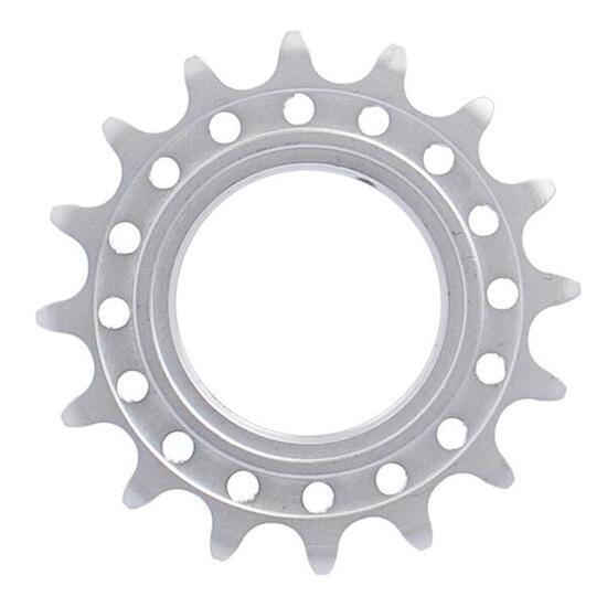 XLC Single Speed tandwiel 1\/8", 16 tanden met schroefdraad mat verchroomd