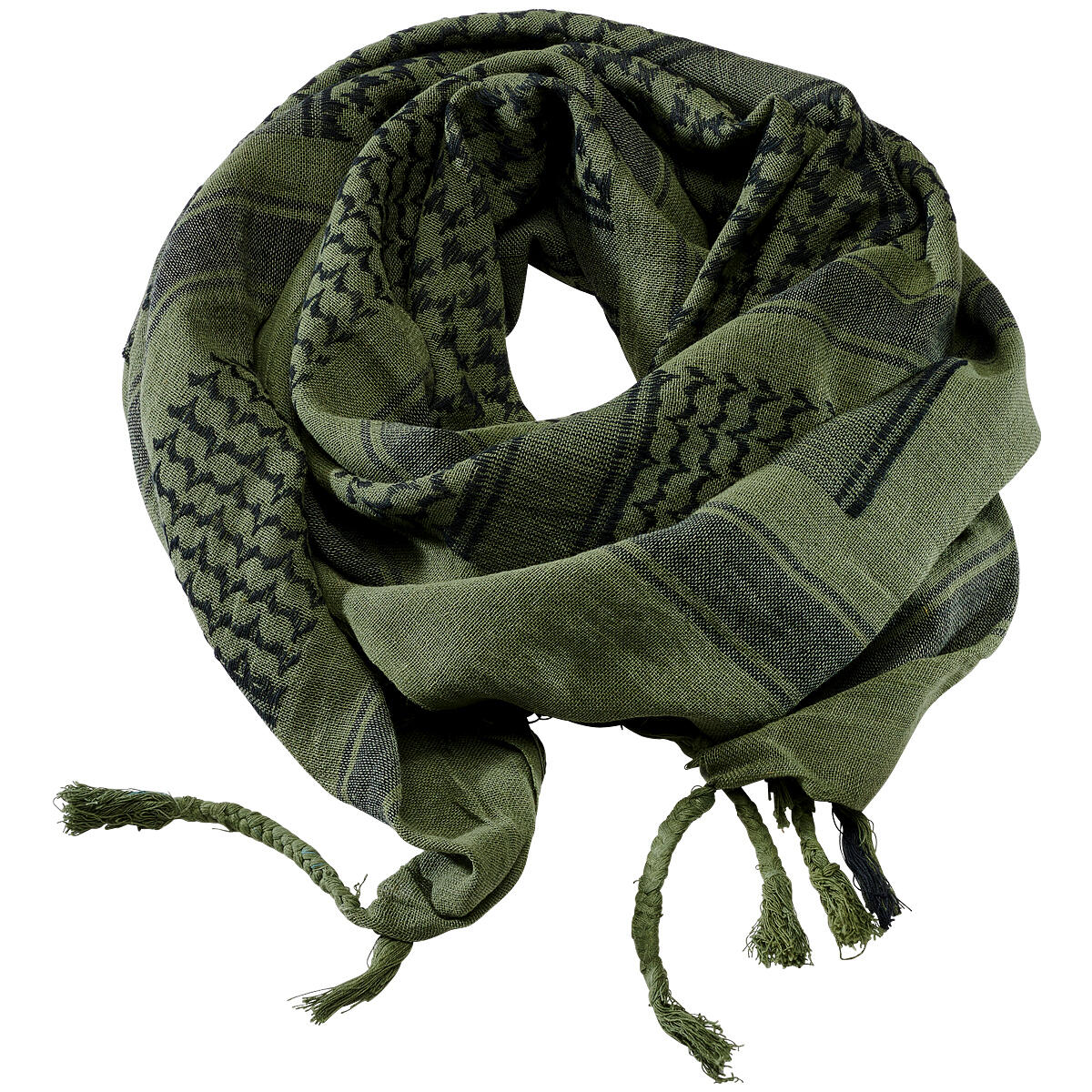 BRANDIT Brandit Shemag Scarf Olive / Black