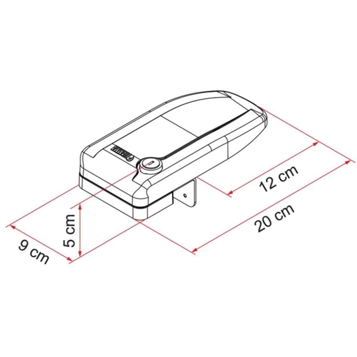 Cerradura Fiamma Safe Door Magnum Frame - Blanco 2/5