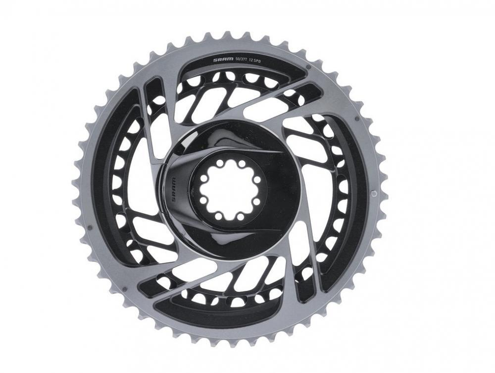 Sram plateau Red Road 2x12 vitesses 00.6218.017.002 gris 50/37 dents DM Alu 3/3