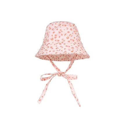 Casquette solaire vert imprimé léopard 1 à 2 ans