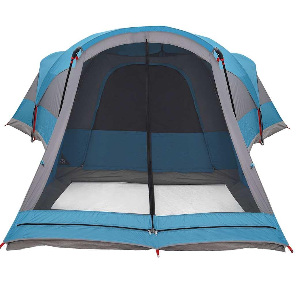 Tienda túnel VidaXL para 8 personas, impermeable, azul 6/7