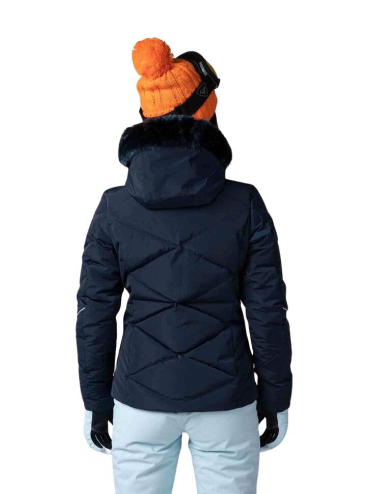 Kurtka Narciarska Rossignol damska W Staci pearly JKT granatowa