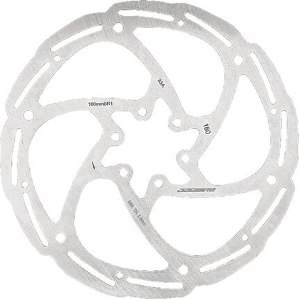 Jagwire Bremsscheibe Basics BR1 6-Loch 160 mm Silber - zuverlässige Bremsleis...