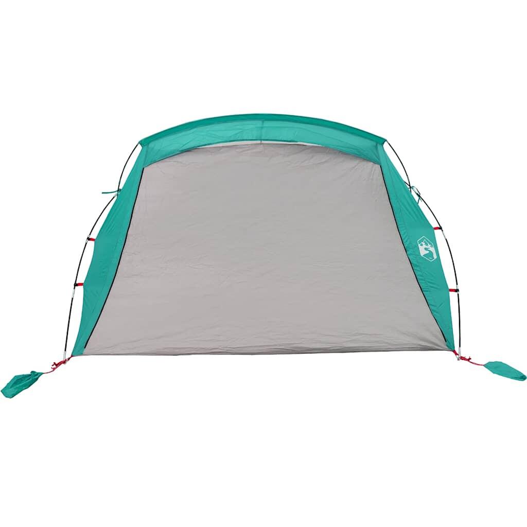 VidaXL tienda de playa impermeable para 2 personas, verde mar 6/7