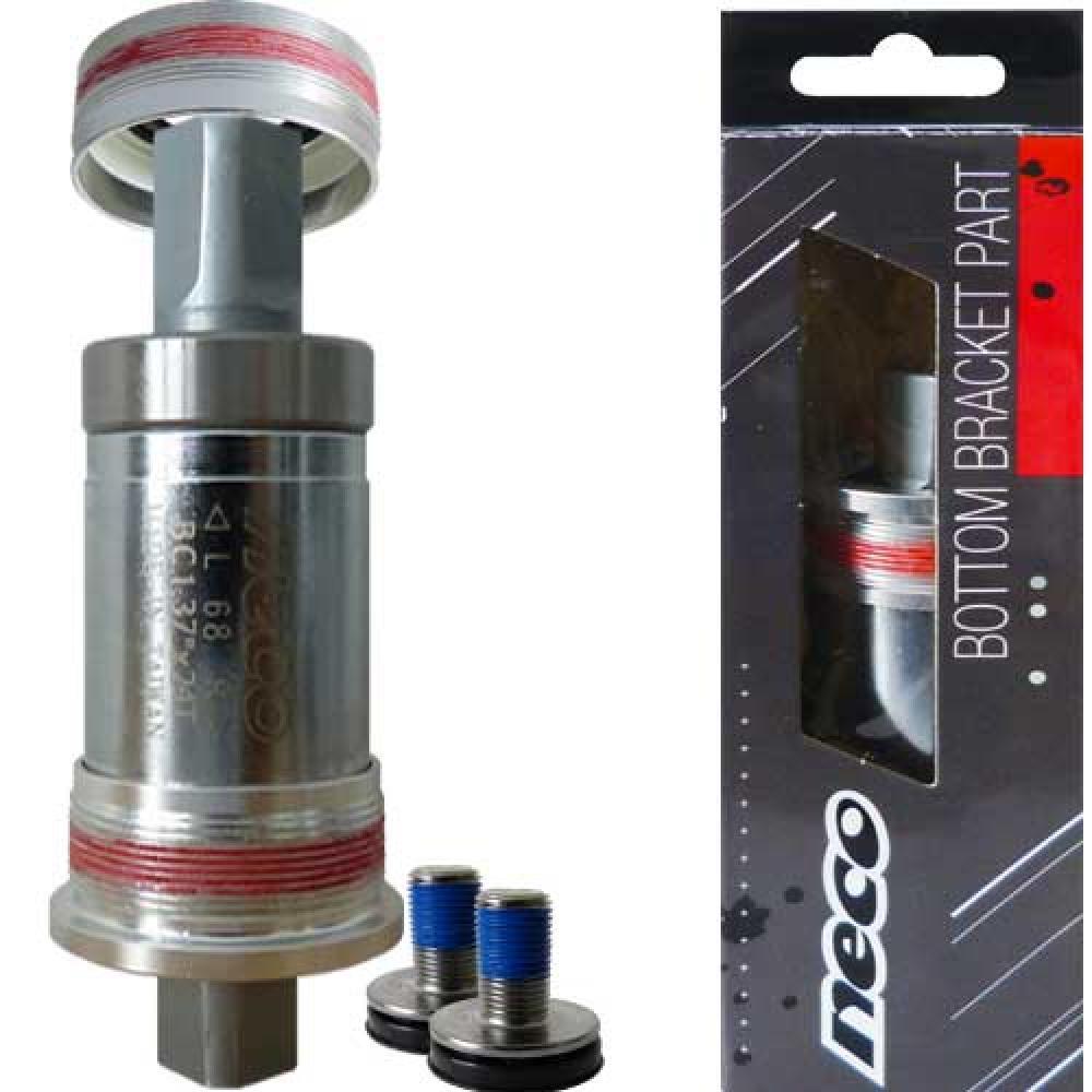 NECO trapas vierkant BSA 68 mm as 107,5 mm CrMo holle as aluminium cups 3/3