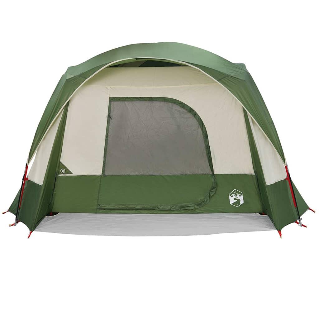 VidaXL Tienda familiar 6 personas impermeable verde 6/7