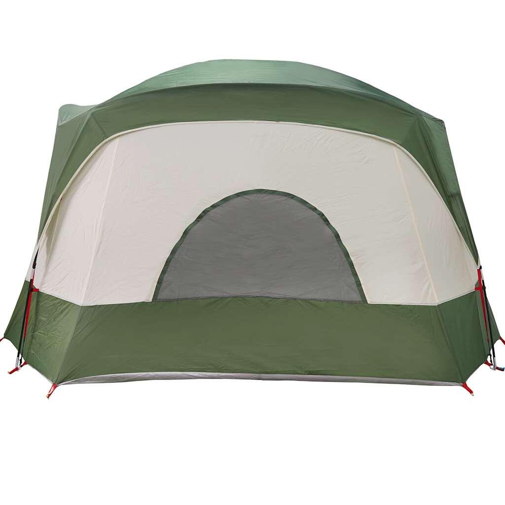 VidaXL Tienda familiar 6 personas impermeable verde 7/7