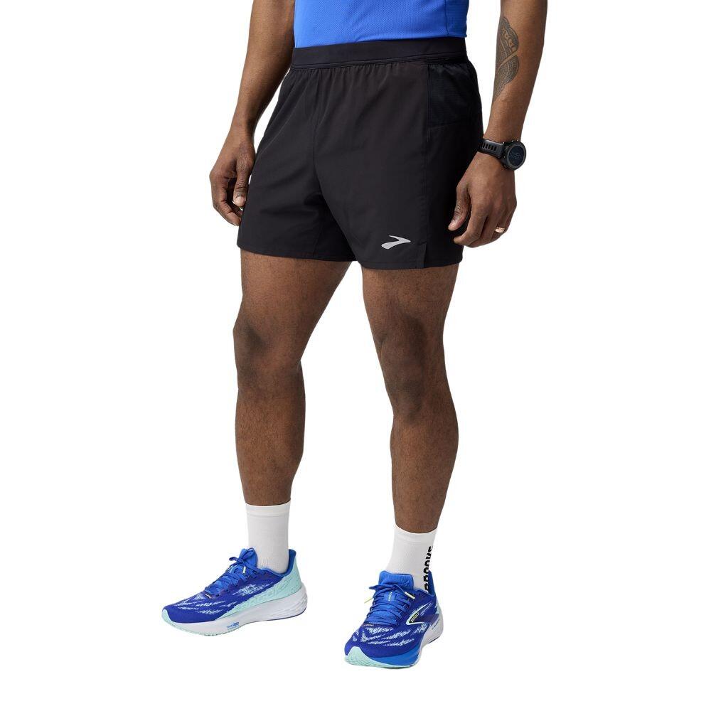 Pantalón running Journey 5" Short hombre Black running Hombre Negro Brooks 2/3