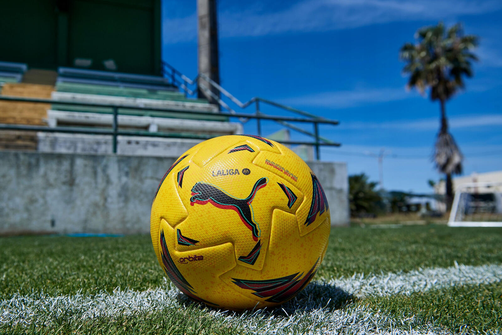 Piłka nożna Puma Orbita LaLiga 1 Hybrid  + pompka 4/5