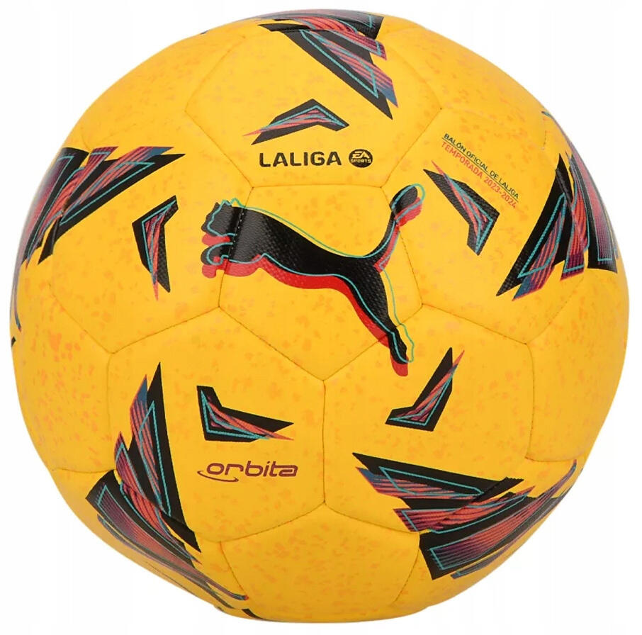 Piłka nożna Puma Orbita LaLiga 1 Hybrid  + pompka 2/5