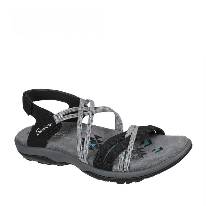 Skechers - Sandales Skechers Modèle Reggae Slim-takes Two Couleur Noir - Sandales - Noir - 38 - Decathlon