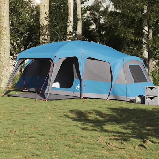 Tente familiale VidaXL dôme véranda 9 places imperméable bleue